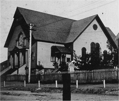 The Finnish Apostolic Lutheran Church Calumetista kuvattuna 1900-luvun alussa